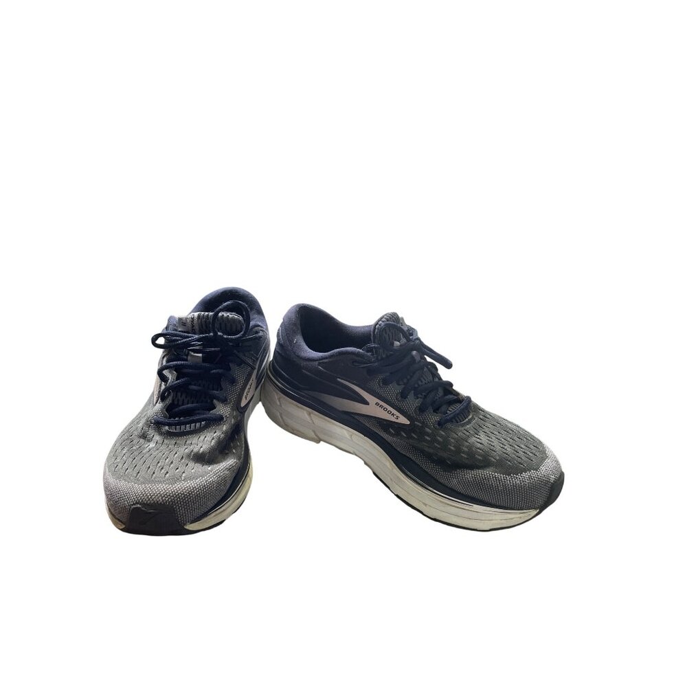 Brooks Dyad 11 Mens Gray Blue Running Shoes Sneakers Size 10 SKU 8618